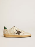 GOLDEN GOOSE- BALL STAR GREEN BROWN