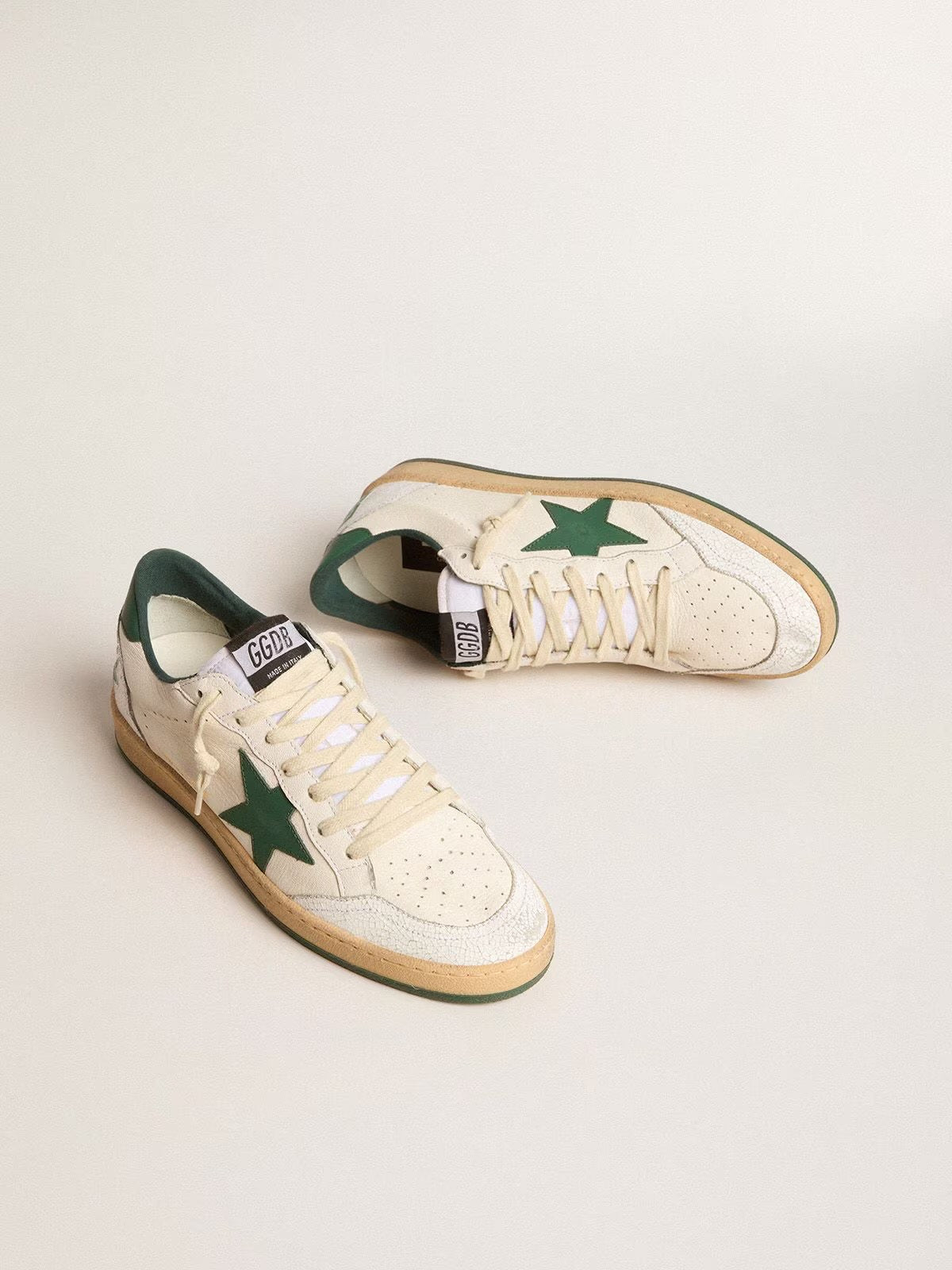 GOLDEN GOOSE- BALL STAR DARK GREEN