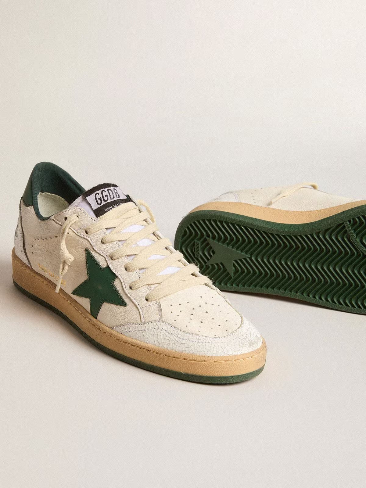GOLDEN GOOSE- BALL STAR DARK GREEN