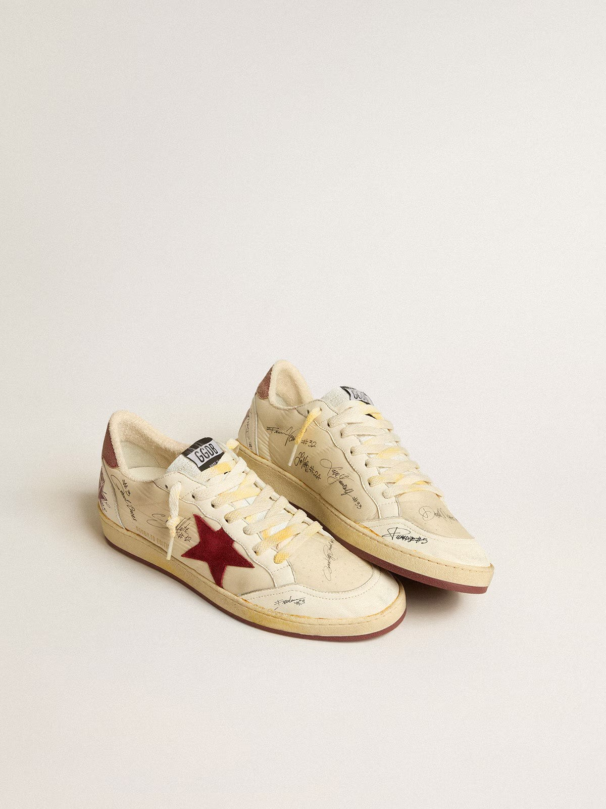 GOLDEN GOOSE- BALL STAR DARK RED