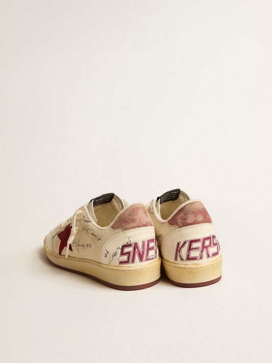GOLDEN GOOSE- BALL STAR DARK RED