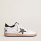 GOLDEN GOOSE- BALL STAR WHITE BLUE