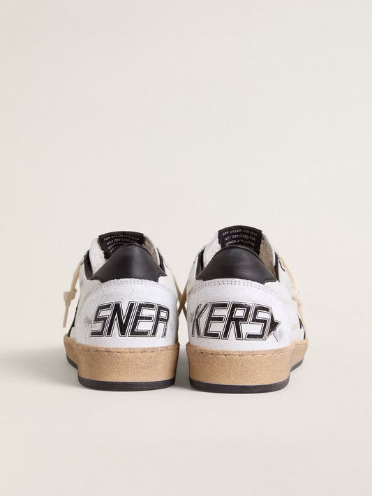 GOLDEN GOOSE- BALL STAR WHITE BLACK