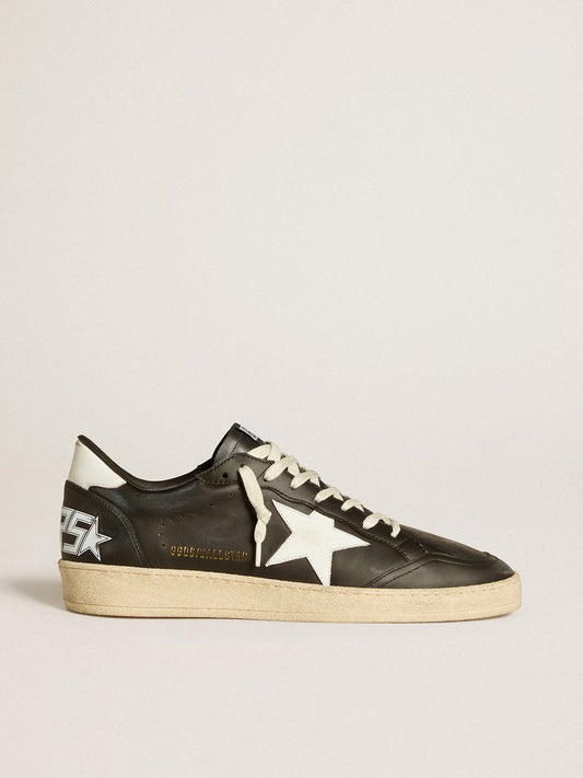 GOLDEN GOOSE- BALL STAR BLACK LEATHER