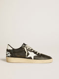 GOLDEN GOOSE- BALL STAR BLACK LEATHER
