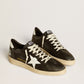 GOLDEN GOOSE- BALL STAR BLACK LEATHER