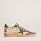 GOLDEN GOOSE- BALL STAR WHITE BLUE