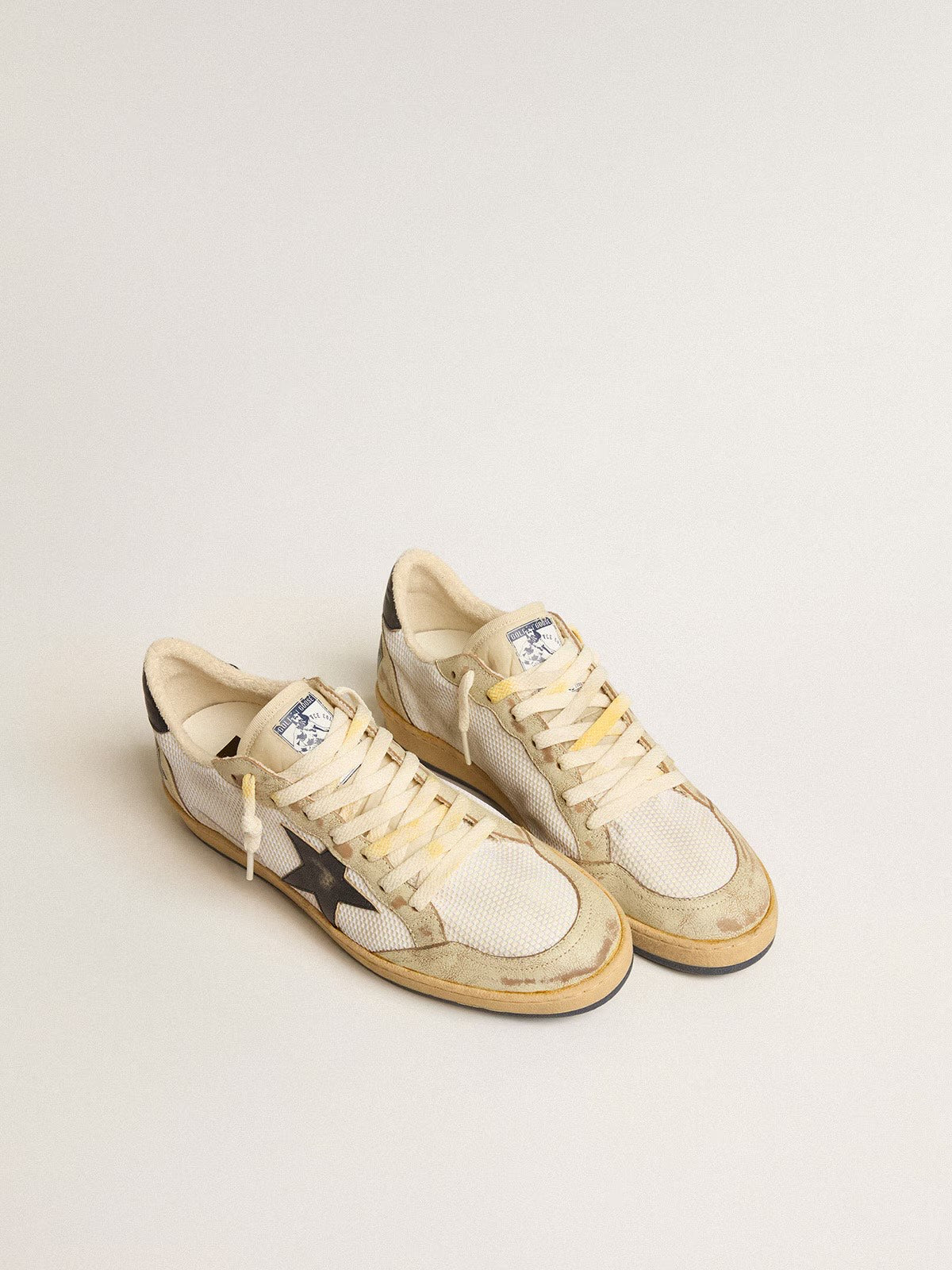 GOLDEN GOOSE- BALL STAR WHITE BLACK