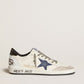 GOLDEN GOOSE- BALL STAR WHITE BLUE