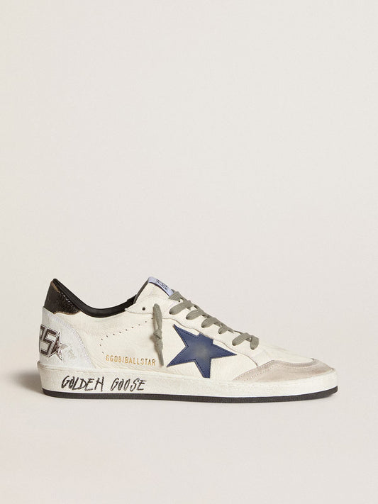GOLDEN GOOSE- BALL STAR WHITE BLUE