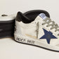 GOLDEN GOOSE- BALL STAR WHITE BLUE