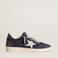 GOLDEN GOOSE- BALL STAR BLACK LEATHER