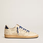 GOLDEN GOOSE- BALL STAR WHITE BLUE