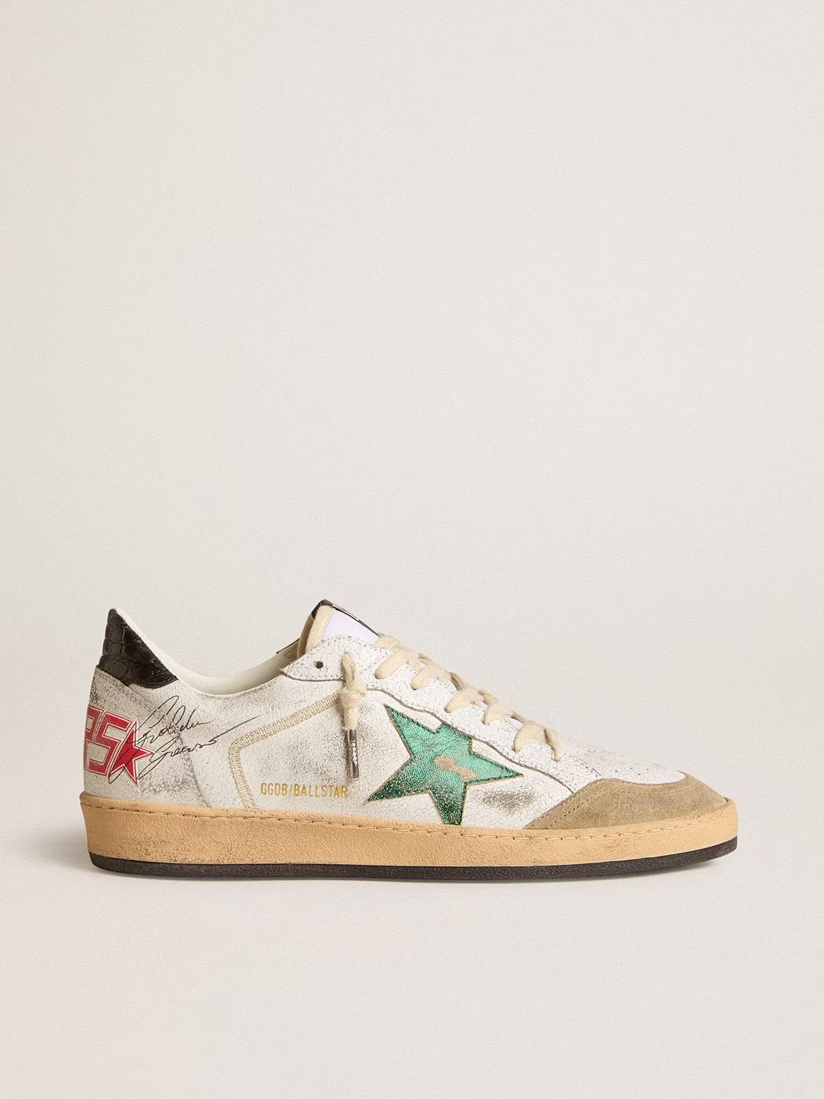 GOLDEN GOOSE- BALL STAR WHITE BLUE