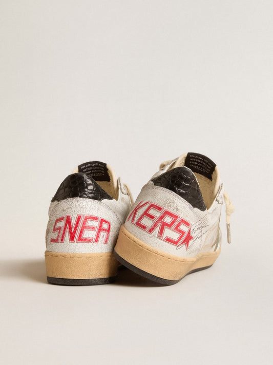 GOLDEN GOOSE- BALL STAR BLACK GREEN