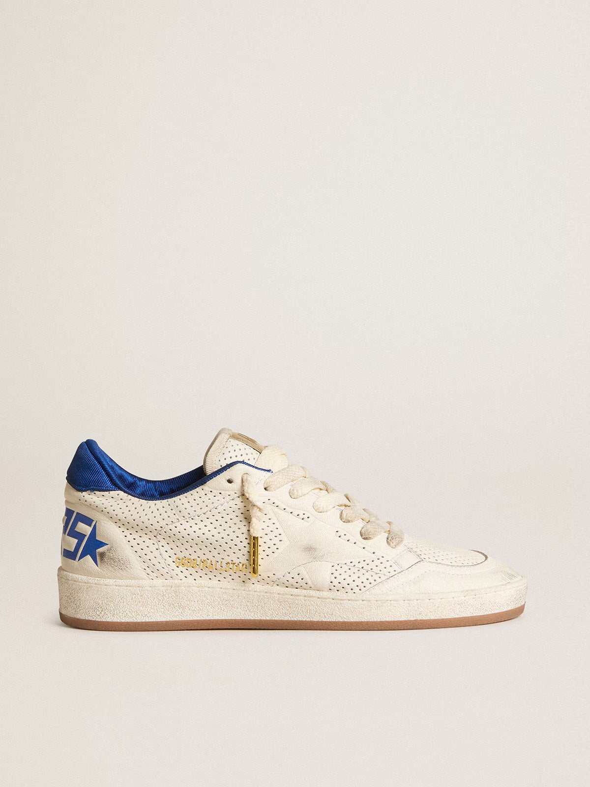 GOLDEN GOOSE- BALL STAR WHITE BLUE