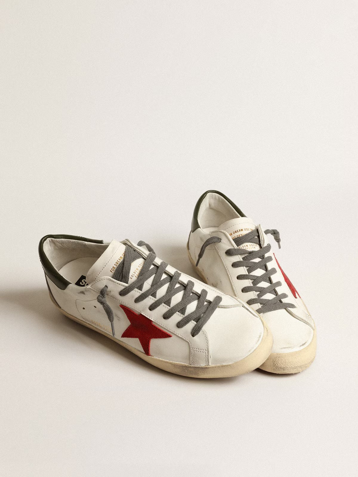 GOLDEN GOOSE SUPERSTAR- BLACK RED