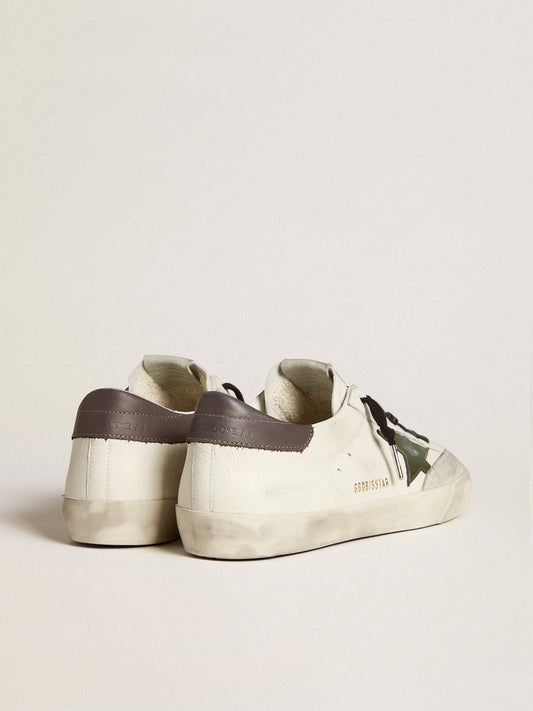 GOLDEN GOOSE SUPERSTAR- BROWN GREEN