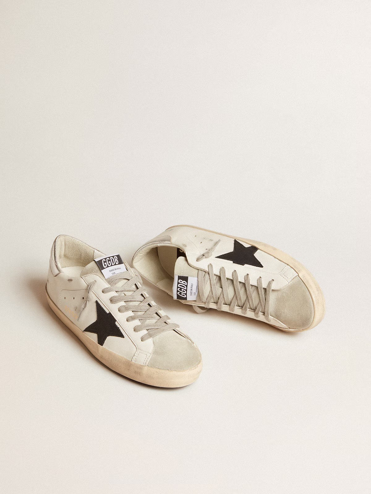 GOLDEN GOOSE SUPERSTAR- BLACK SILVER