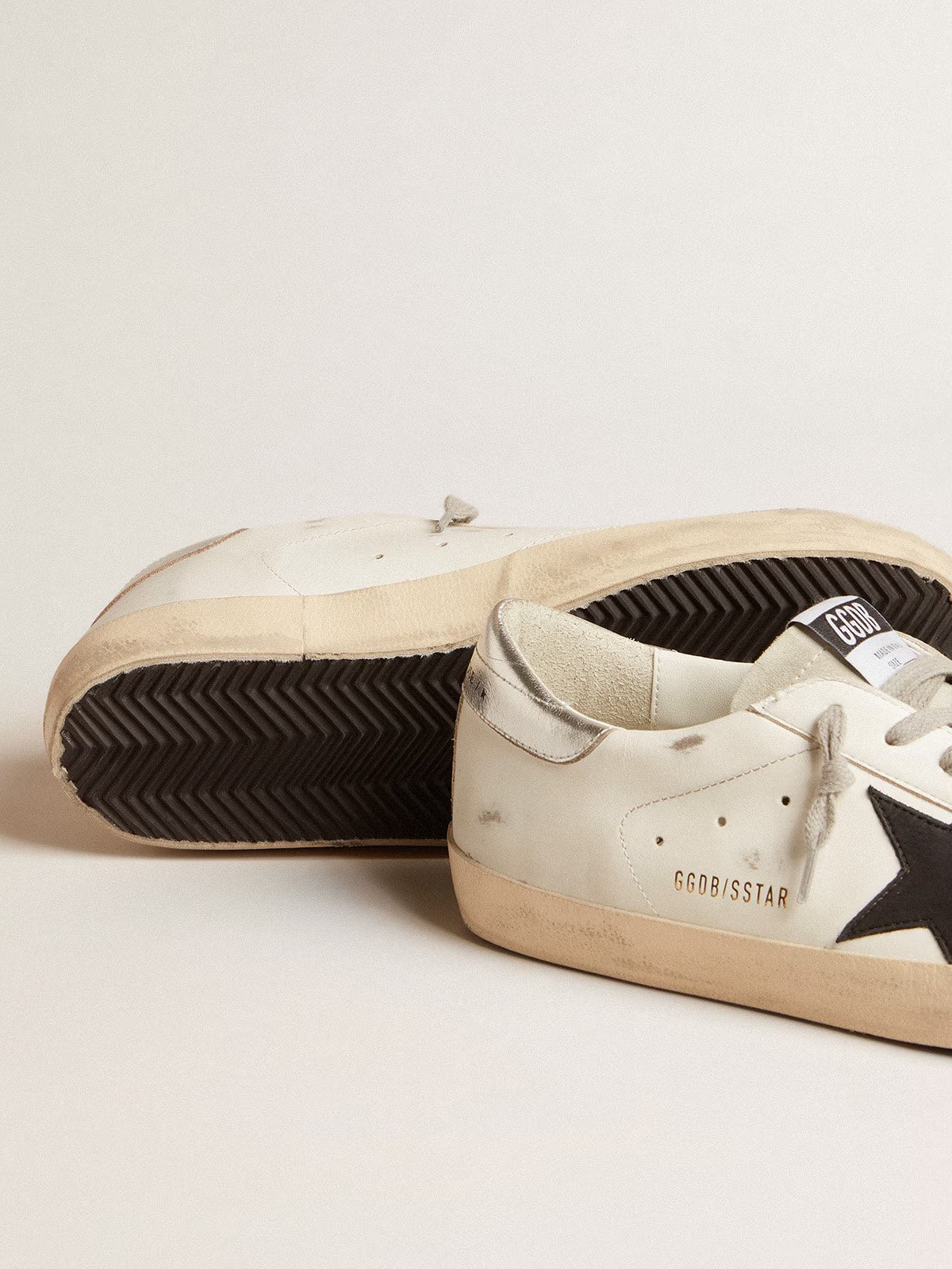 GOLDEN GOOSE SUPERSTAR- BLACK SILVER