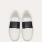 VLTN OPEN LEATHER- BLACK WHITE