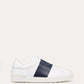 VLTN OPEN LEATHER- BLACK WHITE