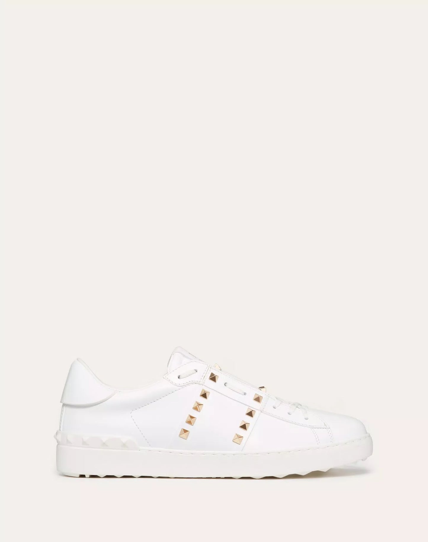 VLTN OPEN LEATHER- BLACK WHITE