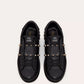 VLTN OPEN LEATHER- BLACK ROCKSTUD
