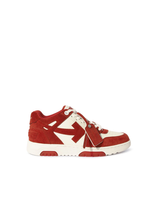 OFF WHITE OOO- RED SUADE