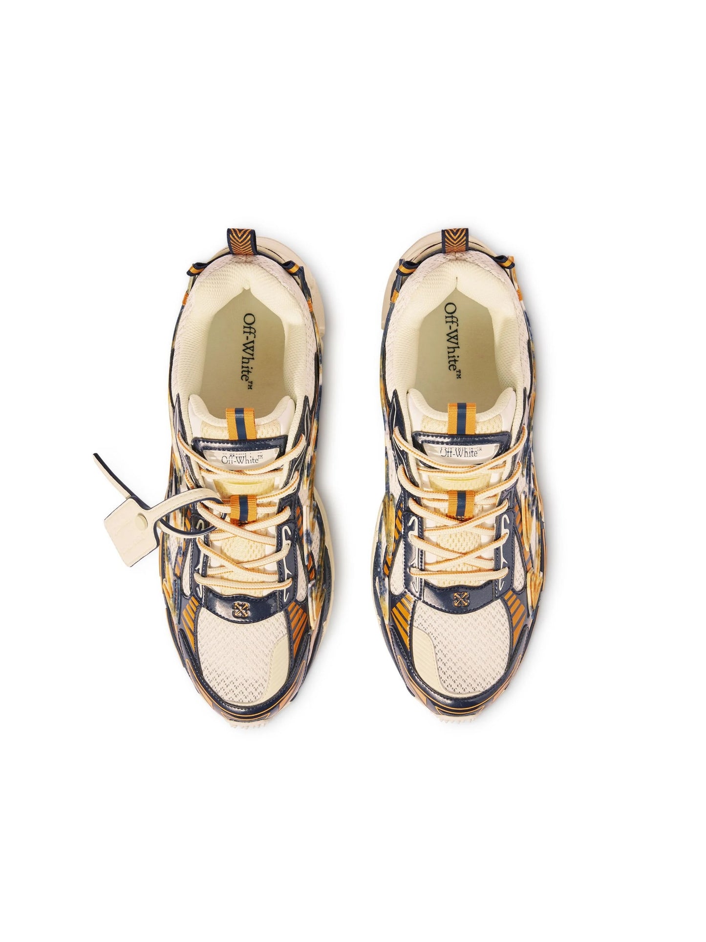 OFF WHITE BE RIGHT BACK- BEIGE BLUE