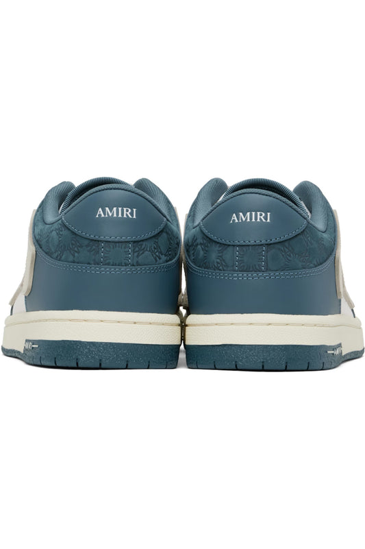 AMIRI SKEL- BLUE WHITE