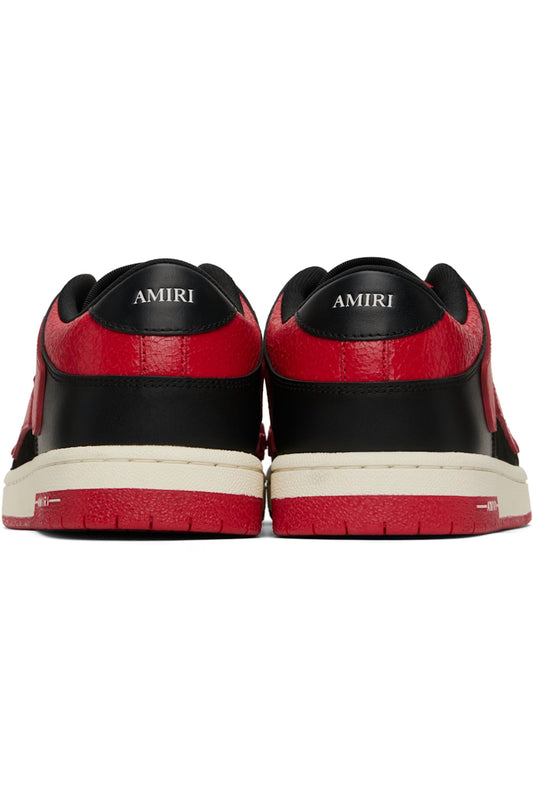 AMIRI SKEL- BLACK RED