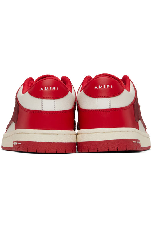 AMIRI SKEL- WHITE RED