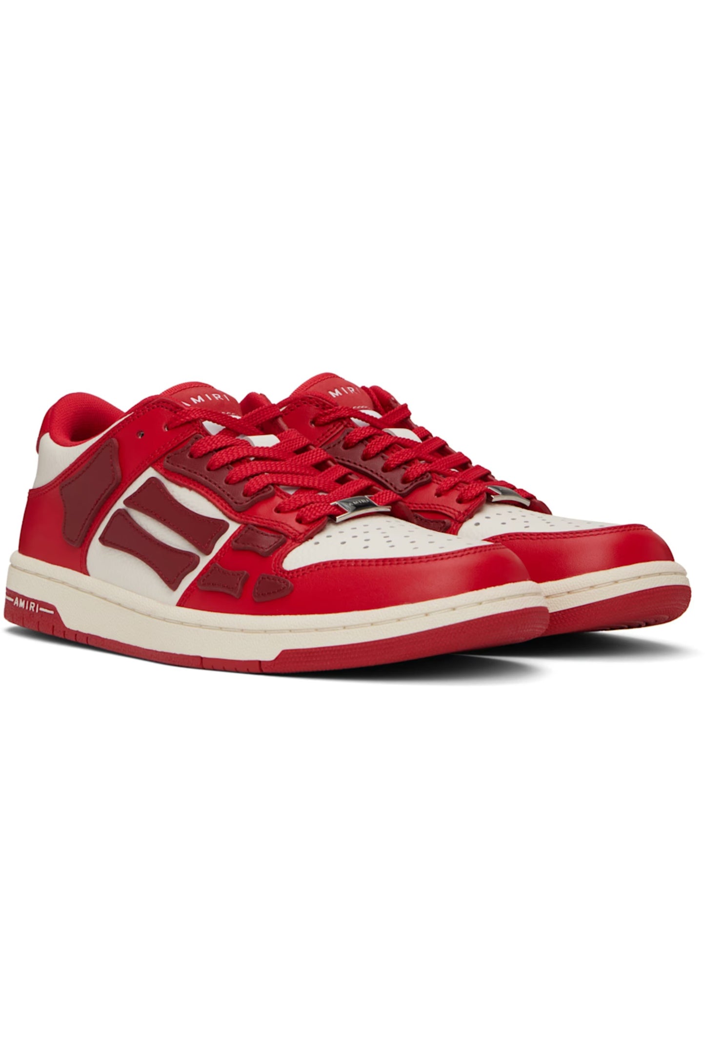 AMIRI SKEL- WHITE RED