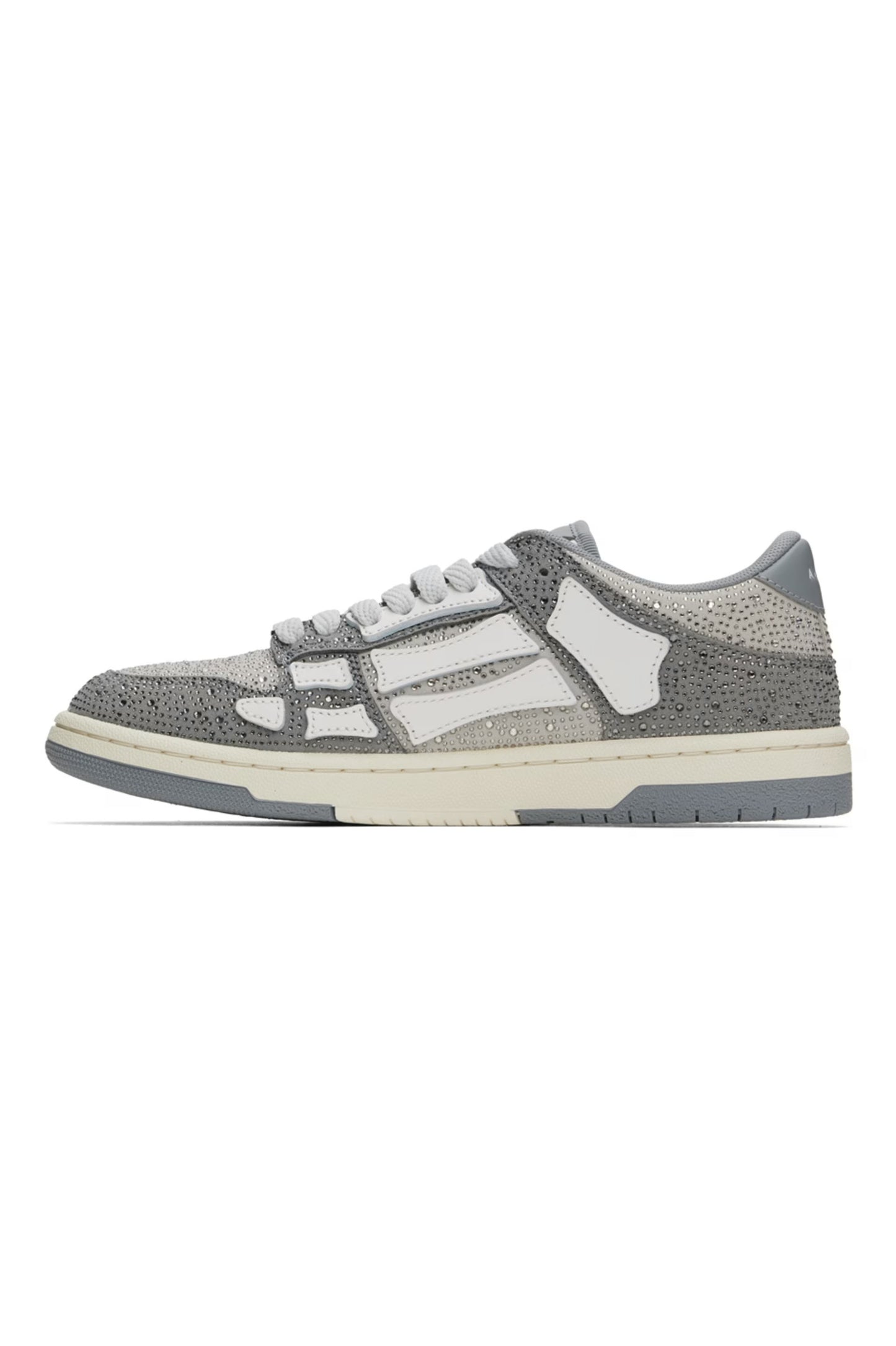 AMIRI SKEL- GRAY CRYSTAL