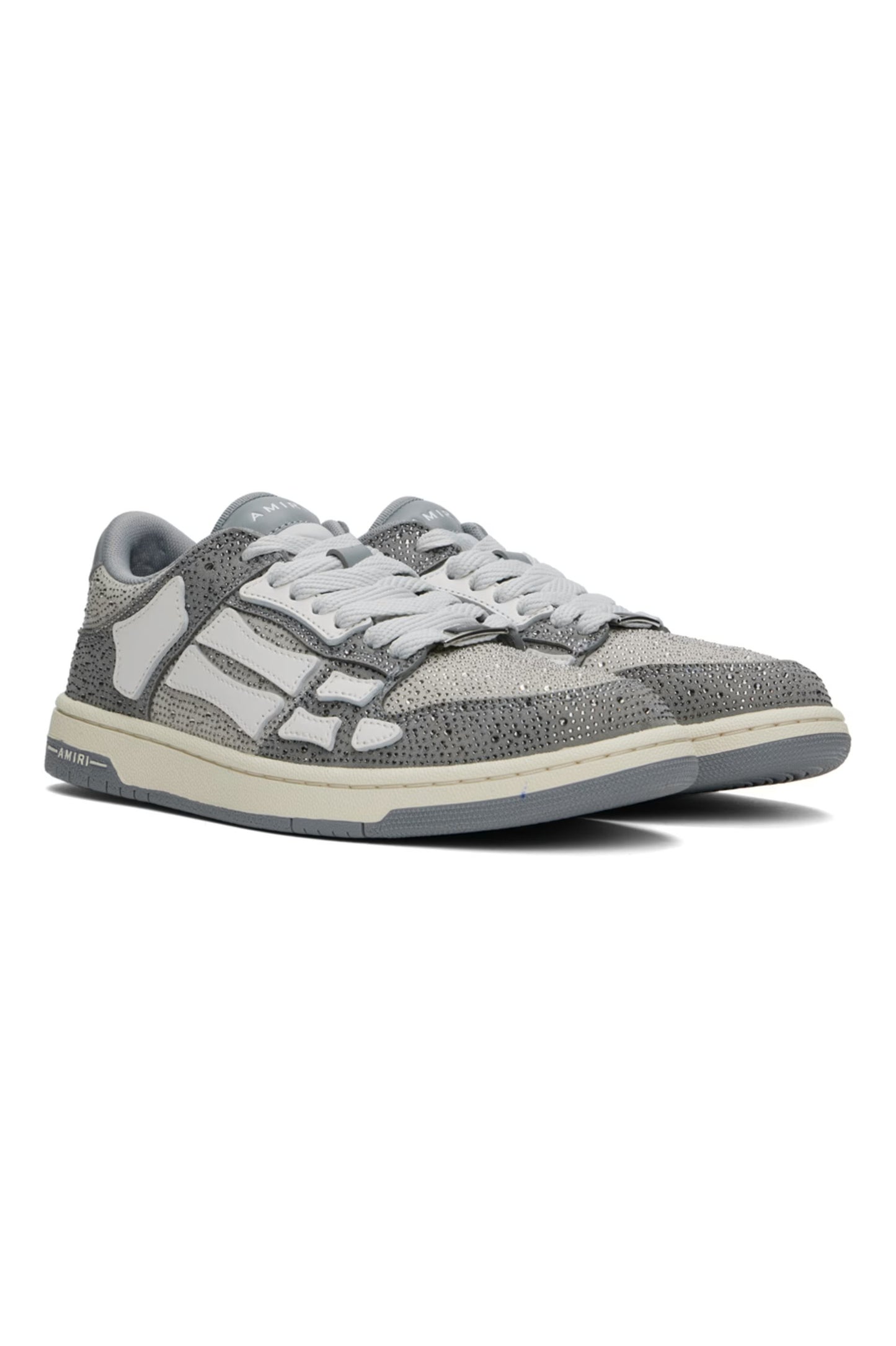 AMIRI SKEL- GRAY CRYSTAL
